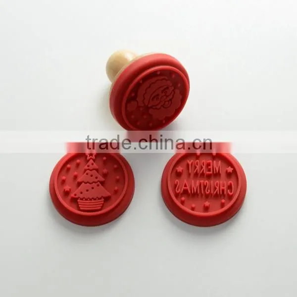 2016 hot selling silicone baking tool cookie stamp