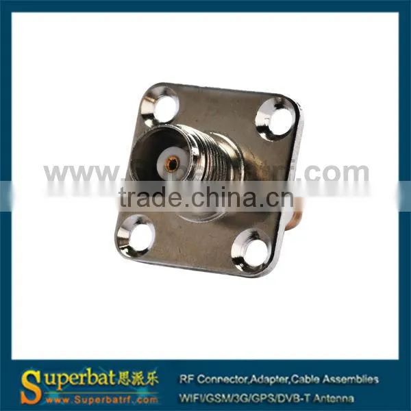 Adapter long SMA Jack to TNC Jack flange/panel router adapter
