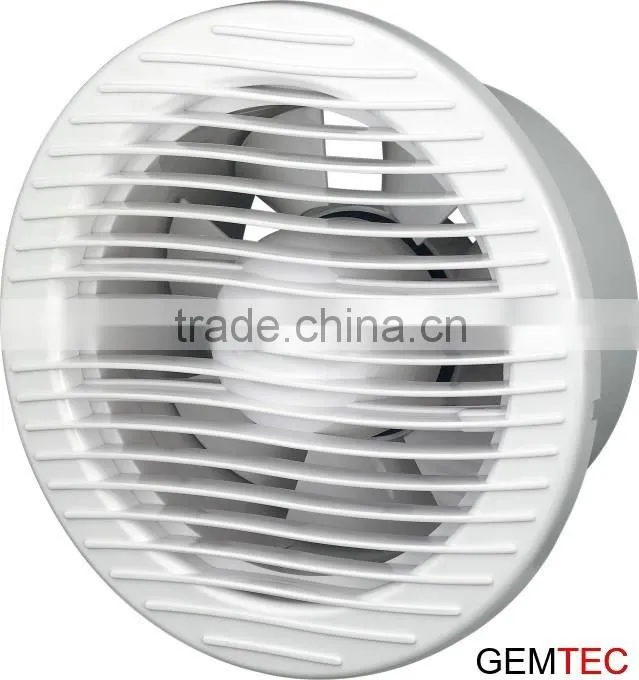 5 inch CB CE certificate Axial flow Mini Bathroom Electric Extractor fan with buffle