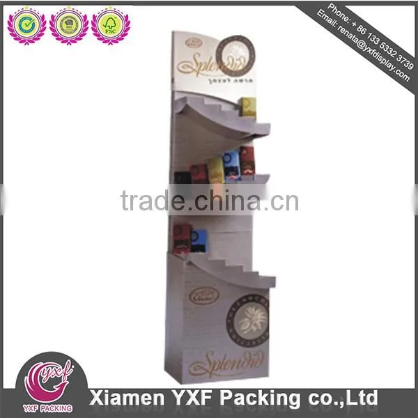 Custom Advertising Cardboard Floor Display Stand Unit