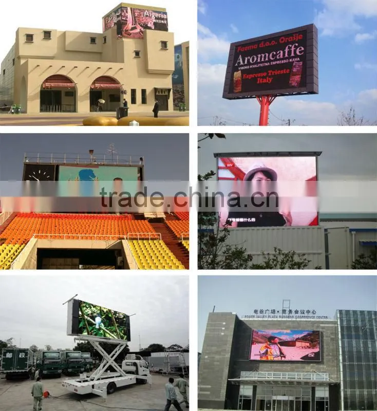 VIP 8 years Supplier Shanghai Full-Color outdoor led large screen display