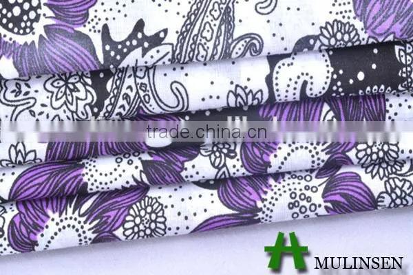 Woven lovely polyester and cotton fabric