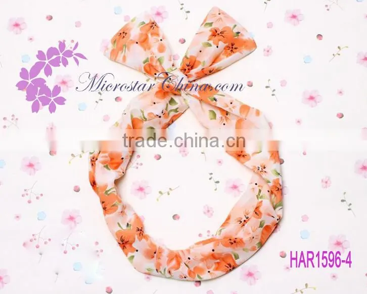IN STOCK Girls Stretch Knot Rabbit Bow Headband Hairband Strip Headwear Wholesale