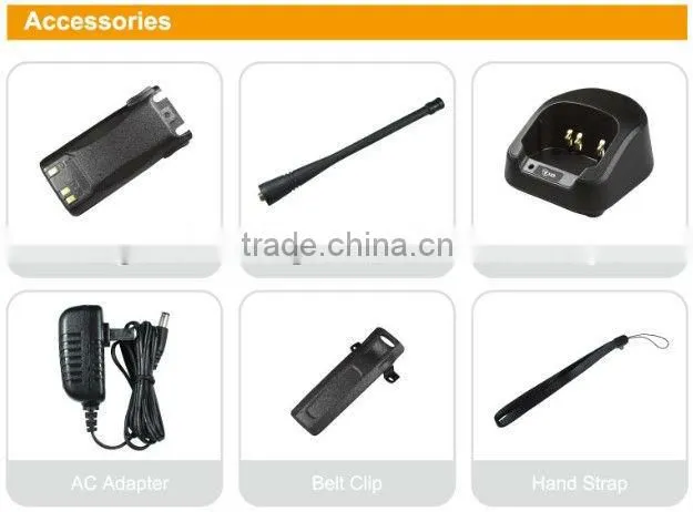 TD-V80 vhf and uhf dual band handsfree two way radio