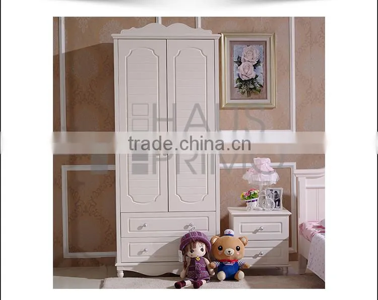 Hongjin Wooden Bedroom Furniture 2 Door + 2 Drawers Wardrobes