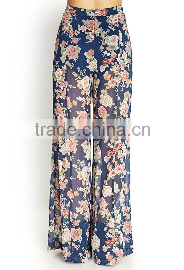 pants for women fashion floral print pants new design harem pants