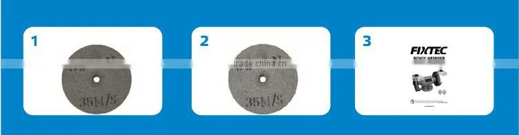 FIXTEC 200mm(8") electric bench grinder machine