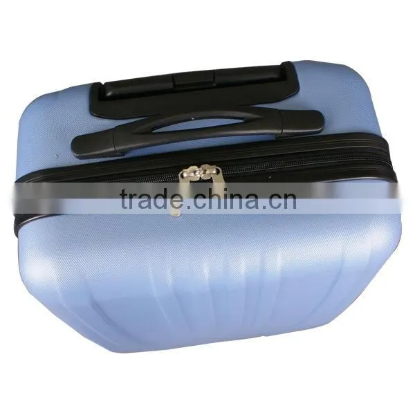 2014 china supplier abs/pc luggage trolley with retractable wheels,cheap designer luggage sets