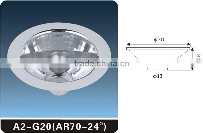 Factory Direct Price Aluminum 86mm Flashlight Reflector