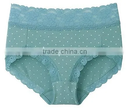 hot sell ladies underwear soft high waist cotton hipster panties