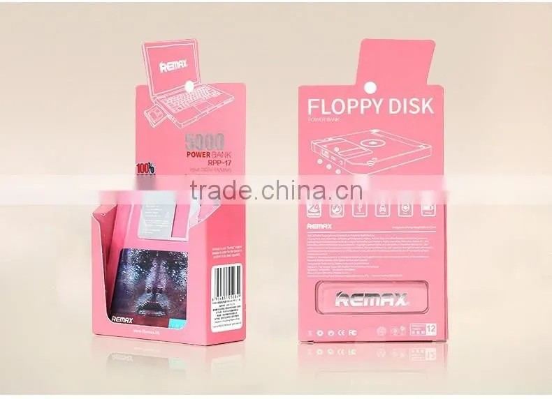 Remax Floppy Disk 5000mAh Portable Power Bank For Smart Phones