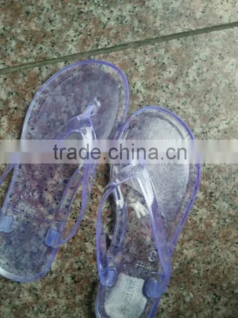 2015 women summer flip flops casual sandals flats slippers beach sandals transparent clear flip flops free shipping