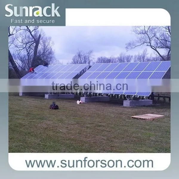 15kw pitched roof solar panel mounting rack/racking system