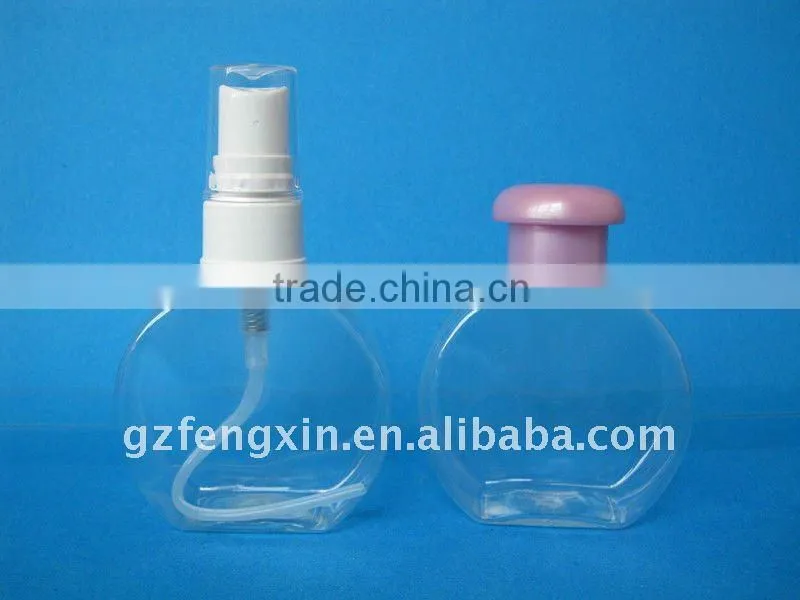 personal care use 2oz PET plastic bottle with screw cap