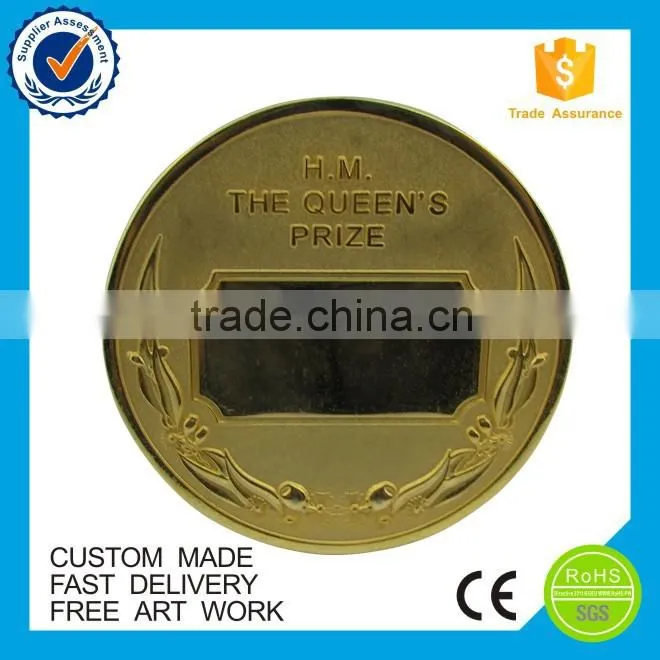 Cheap high quality custom made antique gold coin