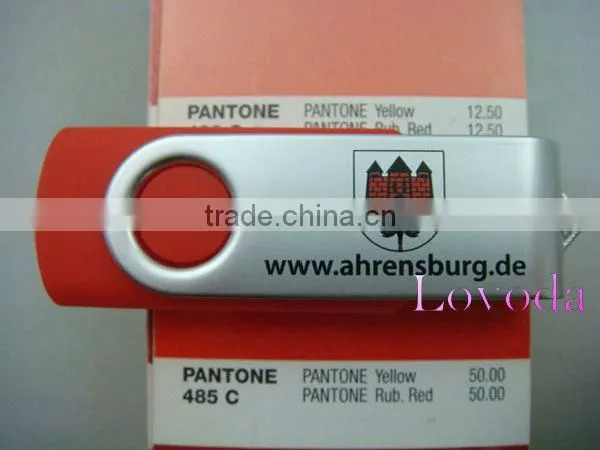 popular promotion Swirling USB drive with your logo printing /LFN-011