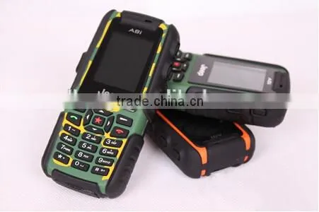 Outdoor phones A8i Dustproof Mobile Phone Dual SIM Cards Shockproof And Dustproof Waterproof GSM 4 band CellPhone