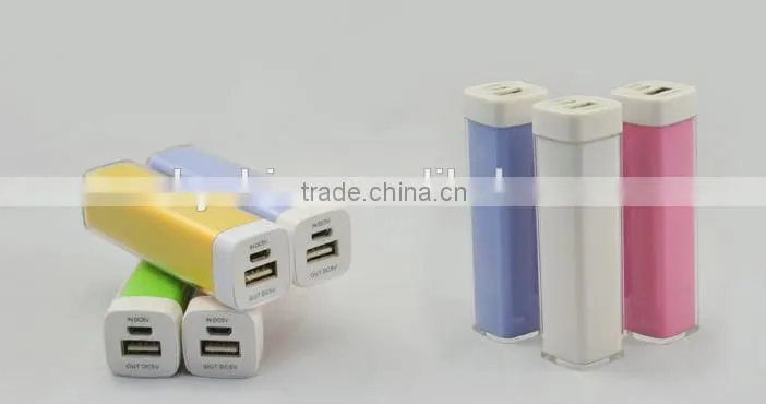 Smart Phone Portable Charger Old Lipstick 1200MAH--2600MAH low price high quality power bank