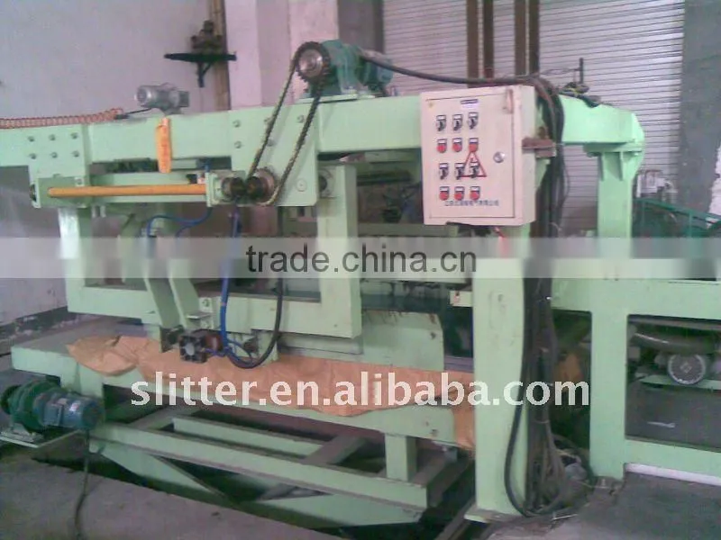 coil metal strips straightening and cut to length line