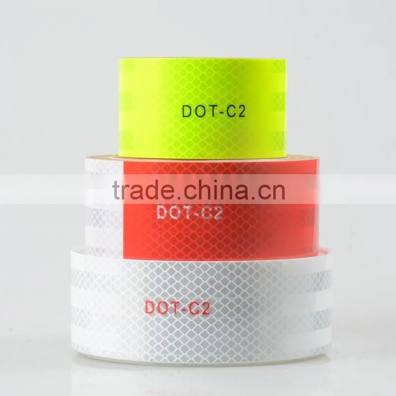 Clear refelctive tape DOT-C2 vehicle sticker