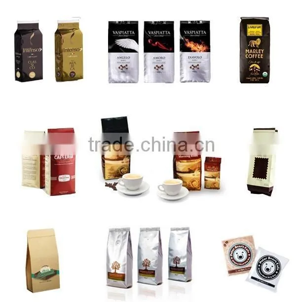 Factory customized standing up plastic food packaging bag
