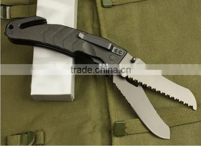 OEM 5Cr13 stainless steel Titanium coating blade folding knife