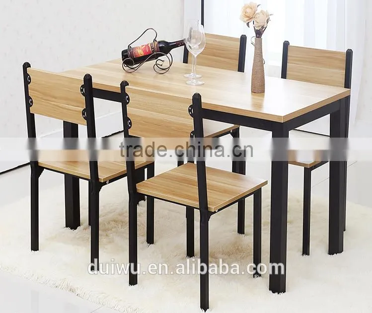 Factory wholesale cheap dubai wooden baby dining table and chair