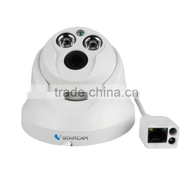 New H.264 PnP HD home security camera wired ip dome camera