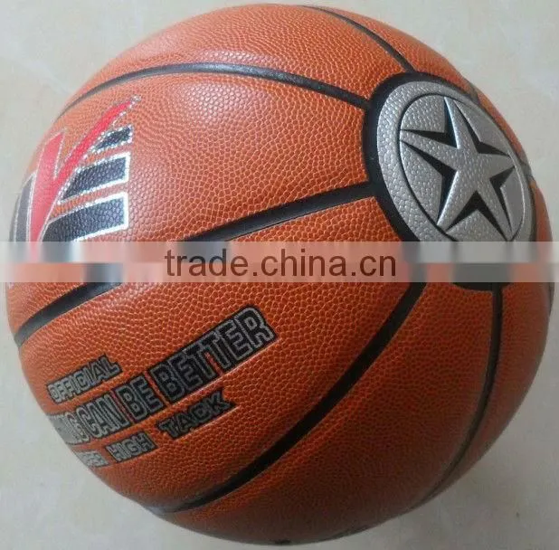 official size and weight match quality PU basketball