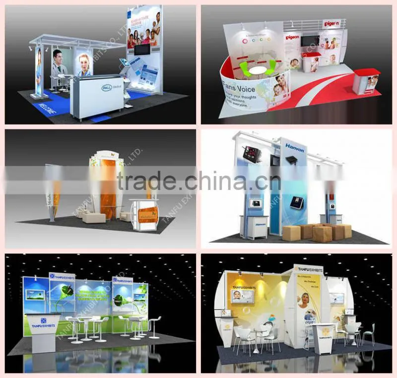 3x3 or 10x10 Shell Scheme Display for Expo or Trade Show from TANFU