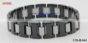 IP black charms for bracelets, magnetic bracelet, mens bracelet