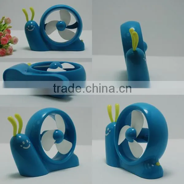 2014 Pretty snail Office Popular Portable Desktop Fan