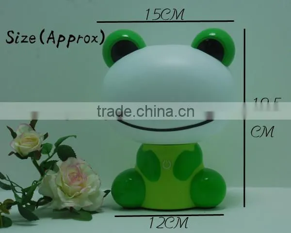 2014 The Popular Frog LED Lamp For Family/Touchable Lamp, eye protection Night Light / desk lamp.