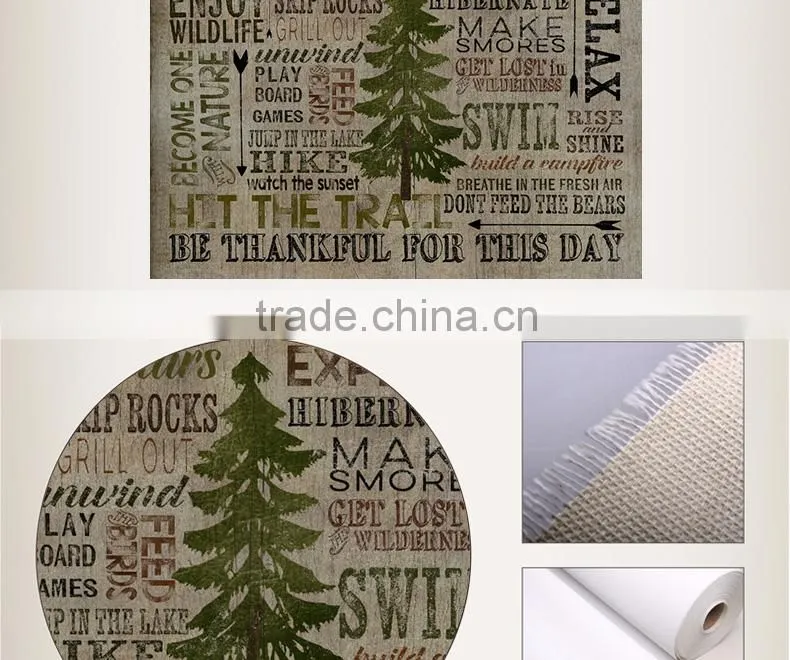 2015 pop selling wall decorative letters oil canvas painting