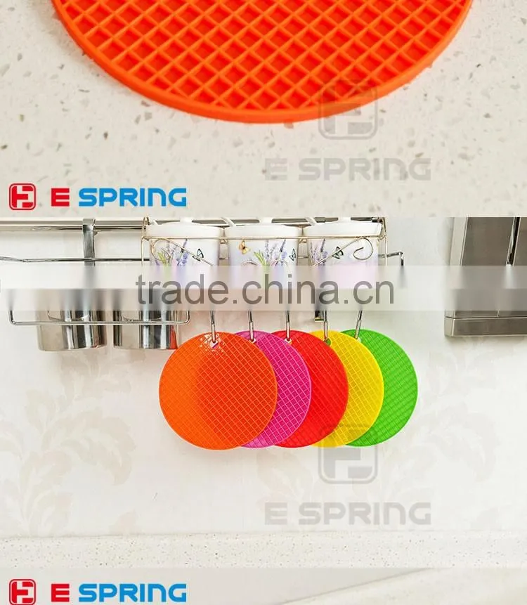 High quality Silicone hot pad/heat resistant silicone mat/silicone coaster