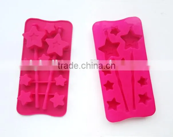 frozen brain shape silicone ice cube jello chocolate tray molds Makes 4 Cubes