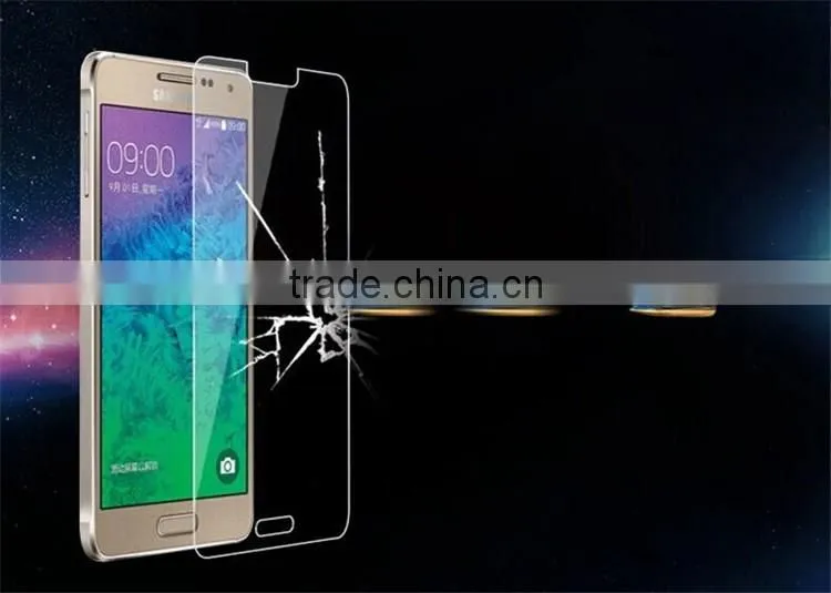Gold Supplier 0.3mm Tempered Glass impact resistant screen protector for Samsung Galaxy Alpha G850 oem/odm (Glass Shield)