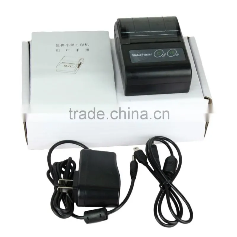 58mm portable cheap Bluetooth thermal printer (Android Version) Black