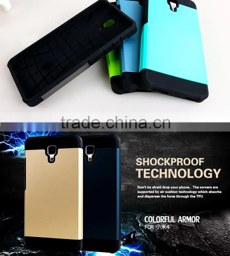 Factory Price! hot selling mobile phone accessories for Xiaomi M4 armor case