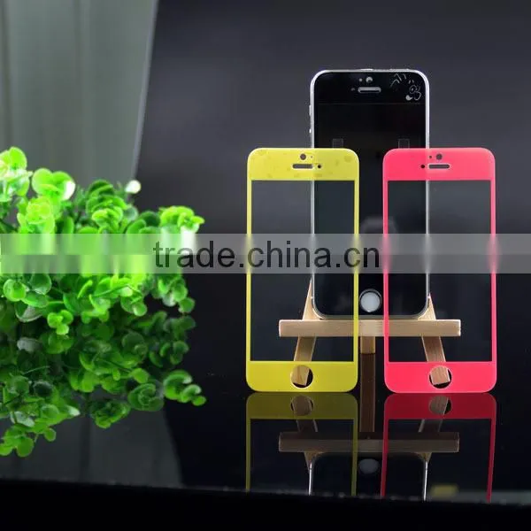 colorful tempered glass accessories For iphone screen protector