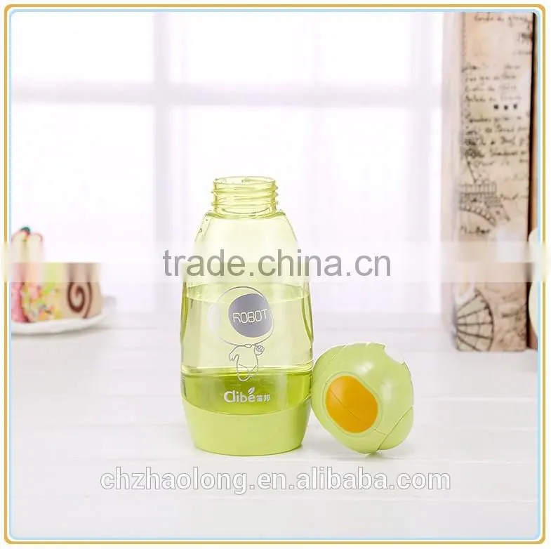 Chinese factory price plastic custom kids water bottle with fancy design