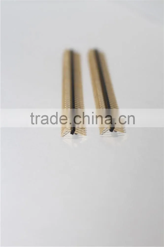 1.27mm single row right angle pin male header connector