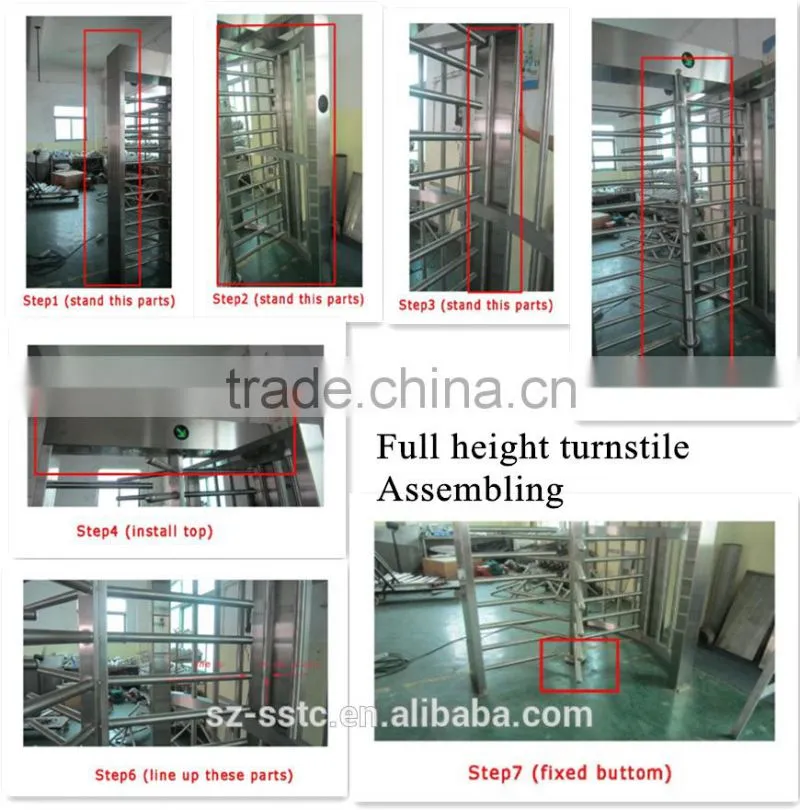 Automatic intelligent full height turnstile