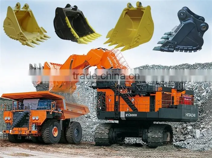 ZX330-3G Excavator Buckets, Customized Hitachi ZX330 Excavator 1.38 M3 Buckets Compatible with Harsh Condition