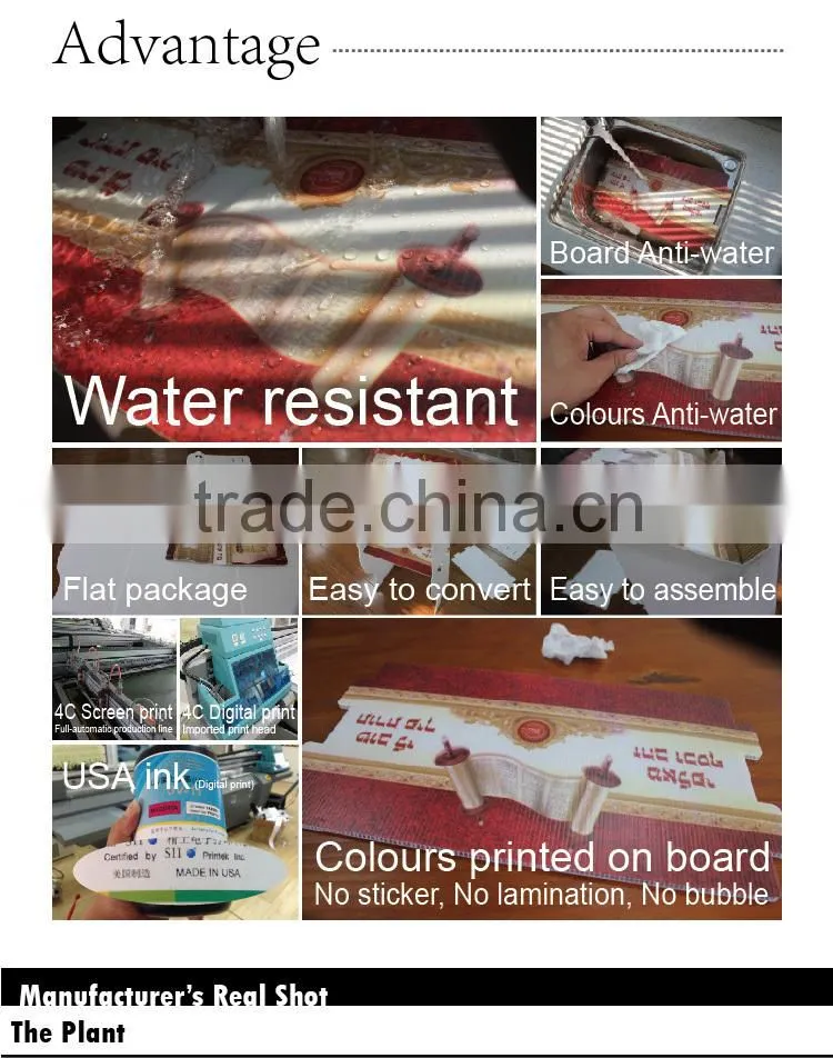 Corrugated POP plastic display/ Piont of purchasing display stand