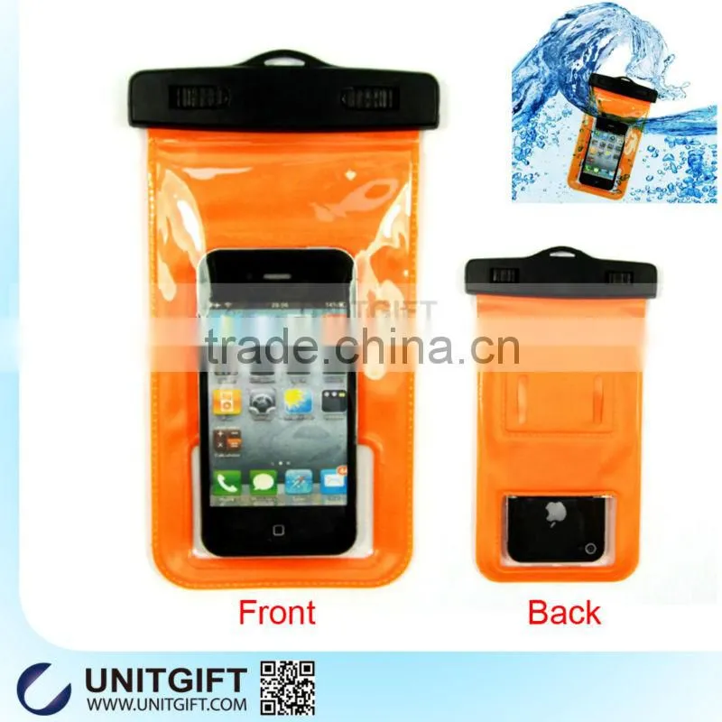 Eco-friendly pvc waterproof bag Custom print waterproof case