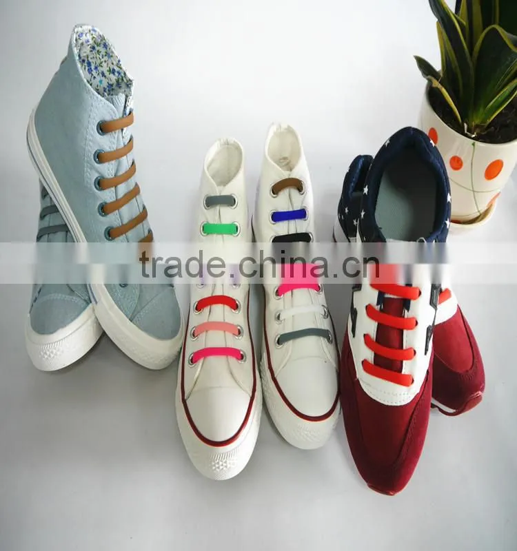 2015 fashion wholesale promotional sell best no tie shoe lace strap
