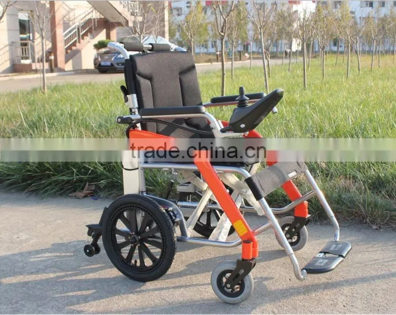 16kg portable rapid folding portable power wheelchair with lithium battery