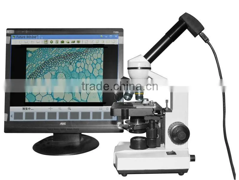 Microscope digital eyepiece to convert biological microscope into digital one for screen view and teaching