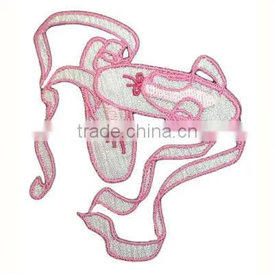 the newest design high quality butterfly embroidery lace patch